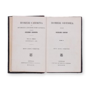 HOMERUS, DINDORF, Guilielmus: Odyssey edited by Guilielmus Dindorf