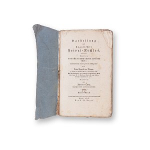 JUNG, Janos (1841-1917): Darstellung des Ungarischen Privat-Rechtes I.