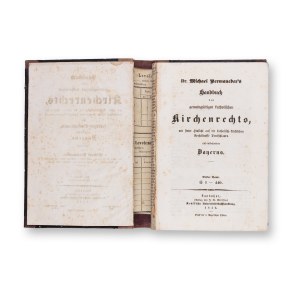 PERMANEDER, Michael (1794-1862): Handbuch des katholischen Kirchenrechts I.