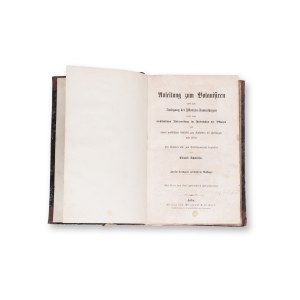 SCHMIDLIN, Eduard (1808-1890): Anleitung zum Botanisiren