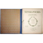 Jasieński, Cybulski, SZTUKA POLSKA MALARSTWO, Lwów 1904 [wydawnicze zeszyty + oprawa]