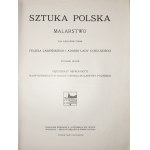Jasieński, Cybulski, SZTUKA POLSKA MALARSTWO, Lwów 1904 [wydawnicze zeszyty + oprawa]