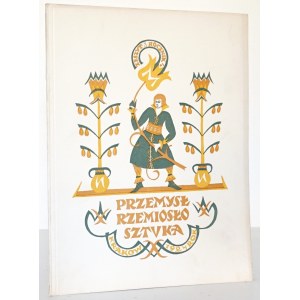 PRZEMYSŁ RZEMIOSŁO SZTUKA, 1924 [b.ładny egz.] Karty z fabryki krajowej J.C. Du Porta w Warszawie, Teorie kolorystyczne z potrzebami szkolnictwa i przemysłu, Tkactwo i krawiectwo w Brzezinach, Nieco o dawnych polskich kilimach, Wystawa wielkobrytyjska War