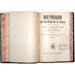 Puszkowski J., MARTYROLOGIUM czyli MĘCZEŃSTWO UNII NA PODLASIU, cz.1-2, 1905 [wydanie 1] [oprawa J. Budnik] [Podlasie]