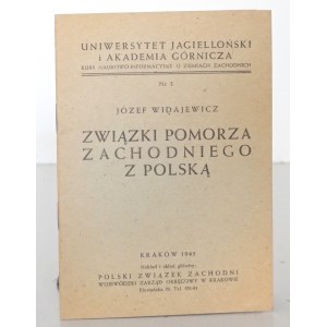 Widajewicz J., ZWIĄZKI POMORZA ZACHODNIEGO Z POLSKĄ, 1945