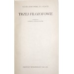 Anscombe, TRZEJ FILOZOFOWIE [wydanie 1] 3300 egz.