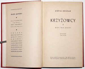 Kossak Z., KRZYŻOWCY, 1957, vol.1-4