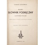 Koncewicz Ł., NOWY SŁOWNIK PODRĘCZNY ŁACIŃSKO-POLSKI, 1936