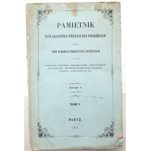 PAMIĘTNIK, 1844 [Beton; Drogi żelazne; Latawiec parowy; Dagerotyp]
