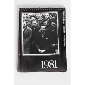Calendrier avec photos de grèves, 1981