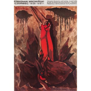 Stanisław MROWIŃSKIc (1928-1997), Plagát z výstavy v ZPAP BWA v Poznani, 1981