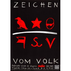 Gesa DENECKE, Zeichen vom Volk, 1990