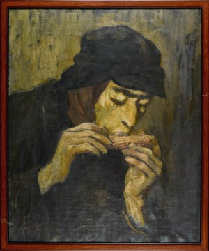 Maciej LACHUR (1927-2008), Głód (z cyklu Getto), 1954