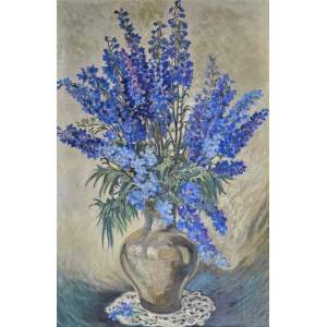 UNKNOWN PAINTER, 1920s/30s, Flowers in a Vase