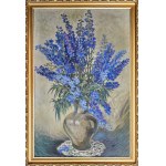 UNKNOWN PAINTER, 1920s/30s, Flowers in a Vase