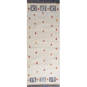 Stefan GAŁKOWSKI (1912 - 1984), Kilim so vzorom Chimery, Spółdzielnia Wanda Krakov, 1989
