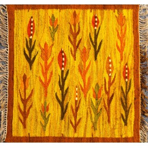 Kilim with tulip motif, Cepelia