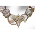 Vintage Artisanal Mirror with Shells
