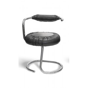 Set of 8 Black Cobra Chairs