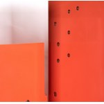 wooden six-panel screen