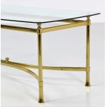 Golden Brass Vintage Coffee Table