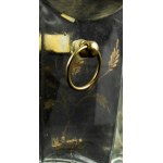 Vintage Glass and Brass Ice Container