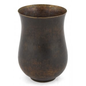 Dark Patina Brass Vase