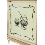 Buffet with Embedded Mirror