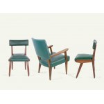 Set of 2 Chairs and 1 Armchair