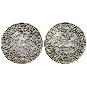 Polska, półgrosz, 1548, Wilno