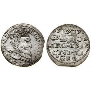 Poland, trojak, 1597, Riga