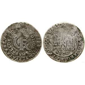 Polska, tymf (złotówka), 1663AT, Bydgoszcz