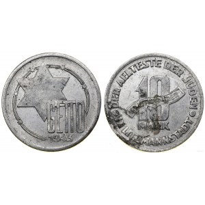 Ghetto Lodz (1941-1943), 10 marks, 1943, Lodz.