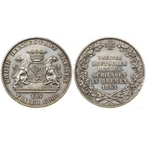 Germany, thaler, 1865 B, Hannover