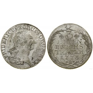 Germany, 1/3 thaler, 1773 B, Breslau