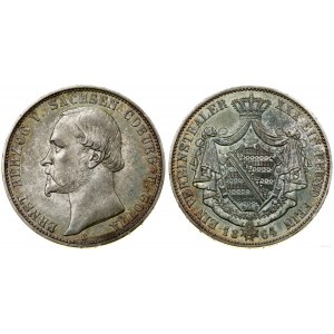 Niemcy, talar (Vereinstaler), 1864 B, Drezno