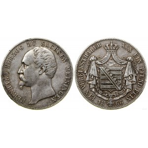 Niemcy, talar (Vereinstaler), 1866, Monachium