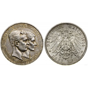 Niemcy, 3 marki, 1915 A, Berlin