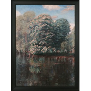 Eugen Schmidt-Herboth (Niemcy, 1864—1940), Kwitnące kasztanowce, XIX w.