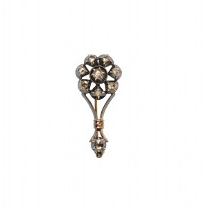 Broche en diamant, 19e siècle.