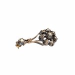 Broche en diamant, 19e siècle.