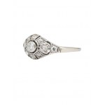 Bague Art déco avec diamant