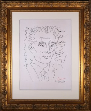 Pablo PICASSO (1881 - 1973), Portret Fryderyka Joliot Curie, 1959 r.