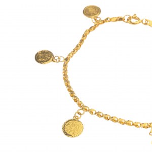 Bracelet médaillon, or 21K