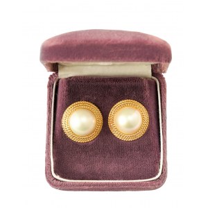 Orecchini d'oro / fermagli di perle MABE