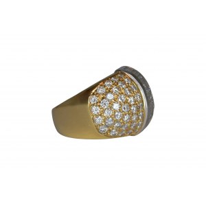 18K Gold Bubble Ring