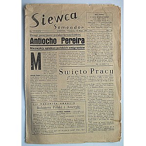 SIEWCA. SEMEADOR. Curitiba, niedziela 12 maja 1957 roku. Rok IX. Nr, 17/18 (419). Format 23/32 cm. s. 12...