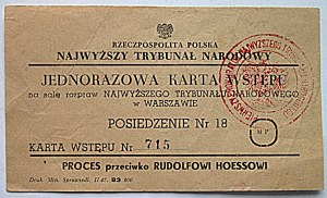 INTRODUCTION CARD. The Republic of Poland. The Supreme National Tribunal...