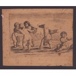 Study for Angels' heads Italian artist of the 17th century