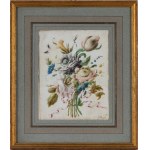Bouquet with tulips and peonies 1790